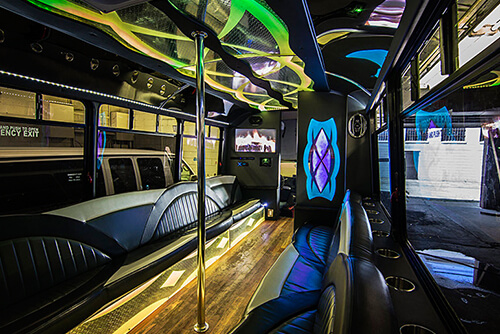 22-passenger party buses